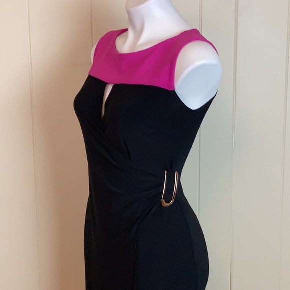 Joseph Ribkoff Sexy Knit Sheath Party Dress 4 - Picture 5 of 10
